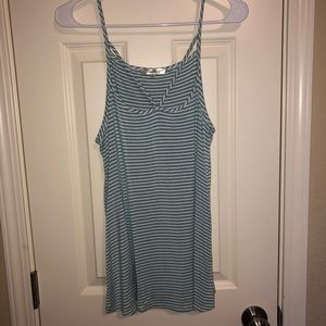 Flaunt Boutique andree unit sky blue stripe tank